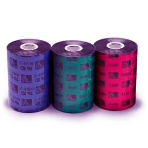 [04800BK08045] Zebra 4800 Performance Resin 80mm x 450m Ribbon - Image 1