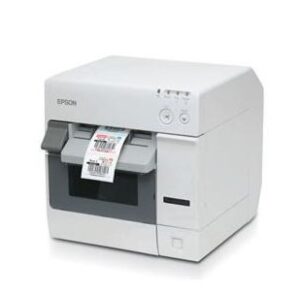 Epson ColorWorks C3400 Colour Label Printer, High-quality, on-demand colour printing (CMY), Printing speed of up 92 mm/sec, Single ink cartridge for a fast and simple exchange - Image 1