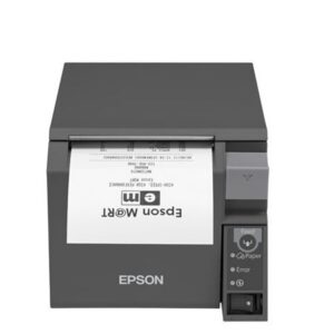 Epson TM-T70II Thermal POS Receipt Printer, Front Loading Paper Feed, Fas Print Speed up to 250mm per second, Small Foot Print, 120km printhead life cycle, USB or WiFi - Image 5