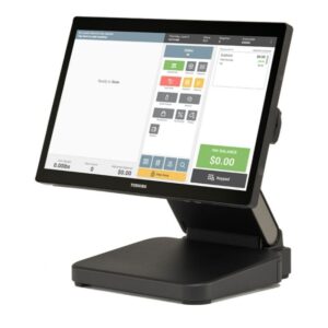 Toshiba TCx 810 POS System, Intel Core i5, 8GB/128GB, WIN10 IoT Enterprise LTSC 2019, Dual-Hinge Stand - Image 1