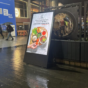 Outdoor Android Battery Digital A-Board โ 700cd/mยฒ - Image 2